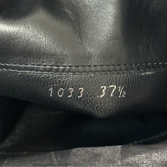 Prada Napa Leather Pointed Square Toe Heel Boots - Picture 8 of 8